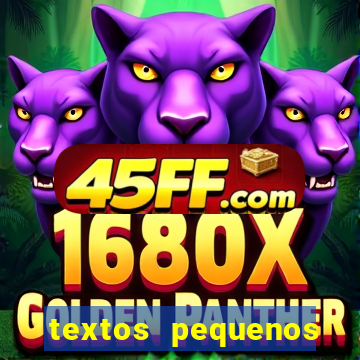 textos pequenos para alfabetizar